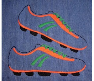 Stickdatei - Fußballschuhe